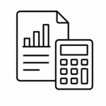 Fractional CFO analyzing construction cash flow and WIP reporting
