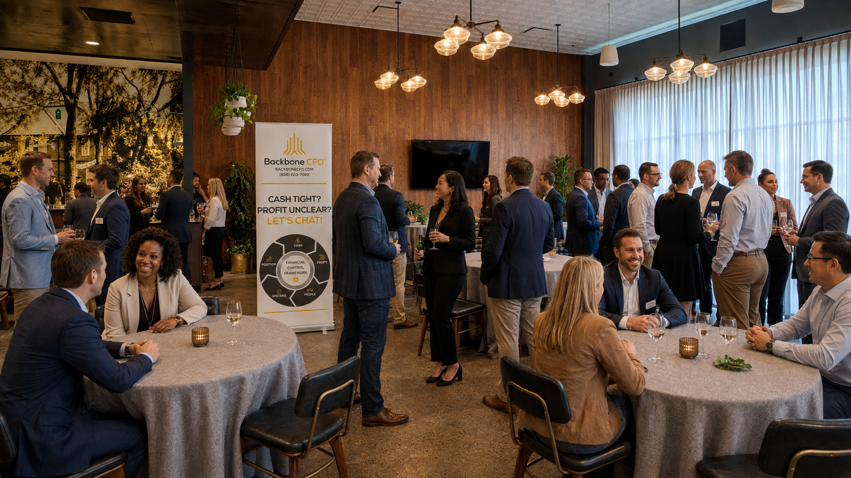 The Financial Control Room, a Backbone CFO event in Phoenix at Culinary Dropout in Tempe